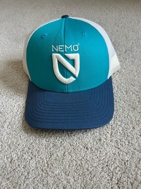 Nemo Teal & Navy Trucker Hat